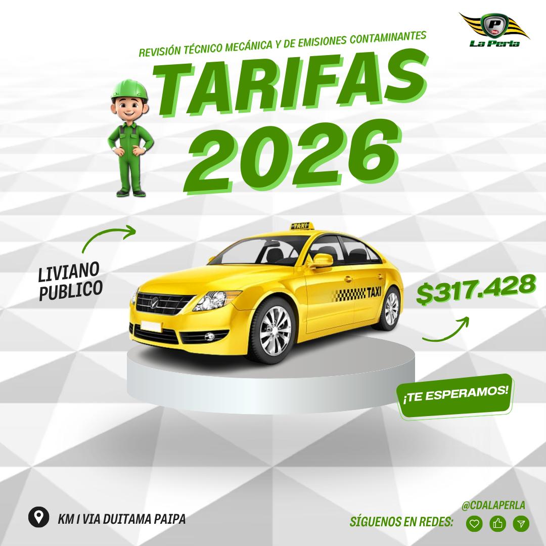 Revisión Técnico Mecánica Para Vehículo Liviano Público